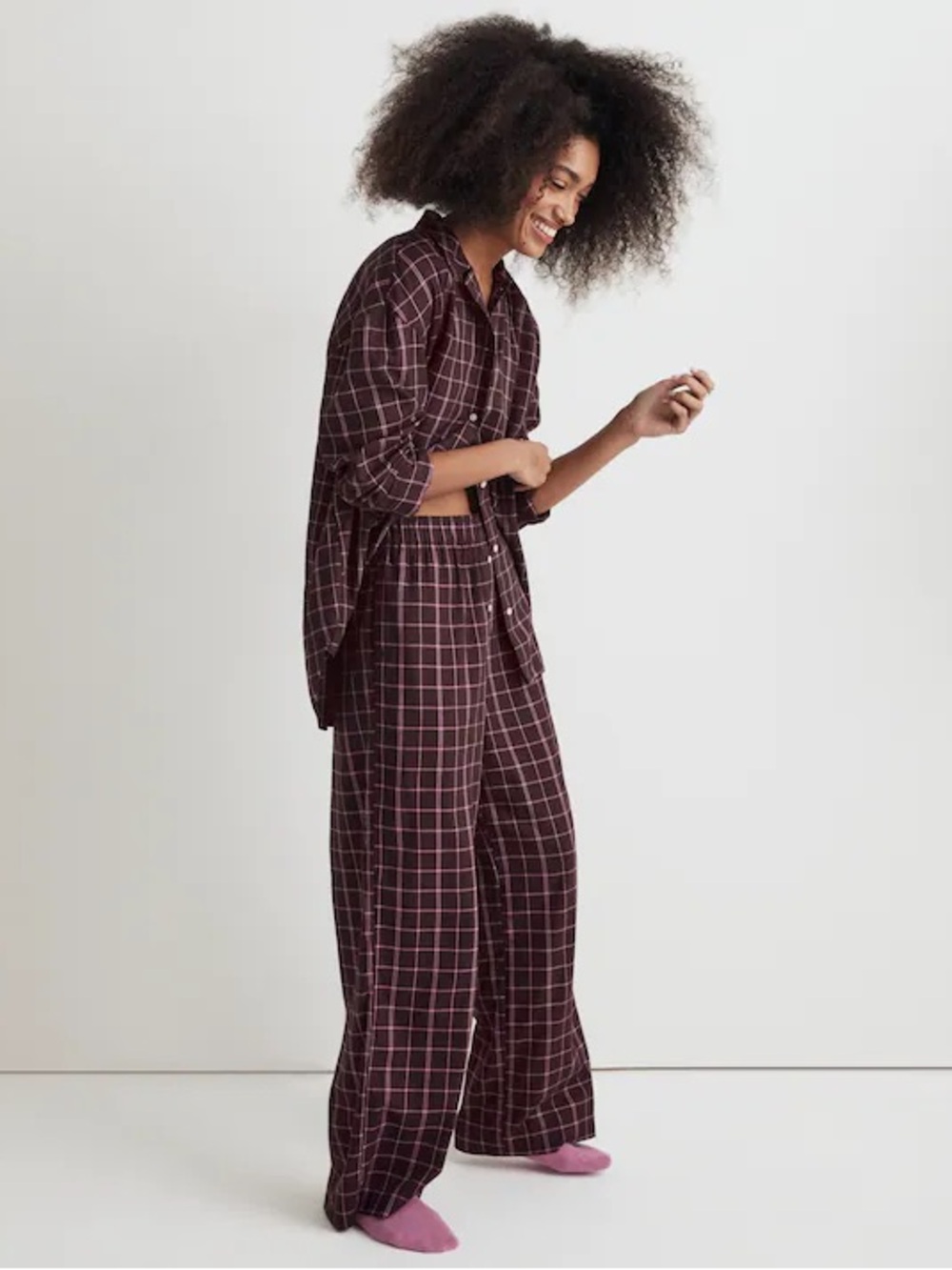 Madewell Plaid Pajama Set